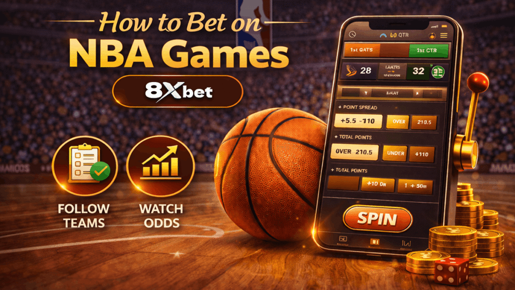 How to Bet on NBA Games on 8xbet